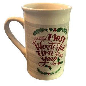 Royal Norfolk Christmas Coffee Mug Cup 12oz. 5” Inch Handle